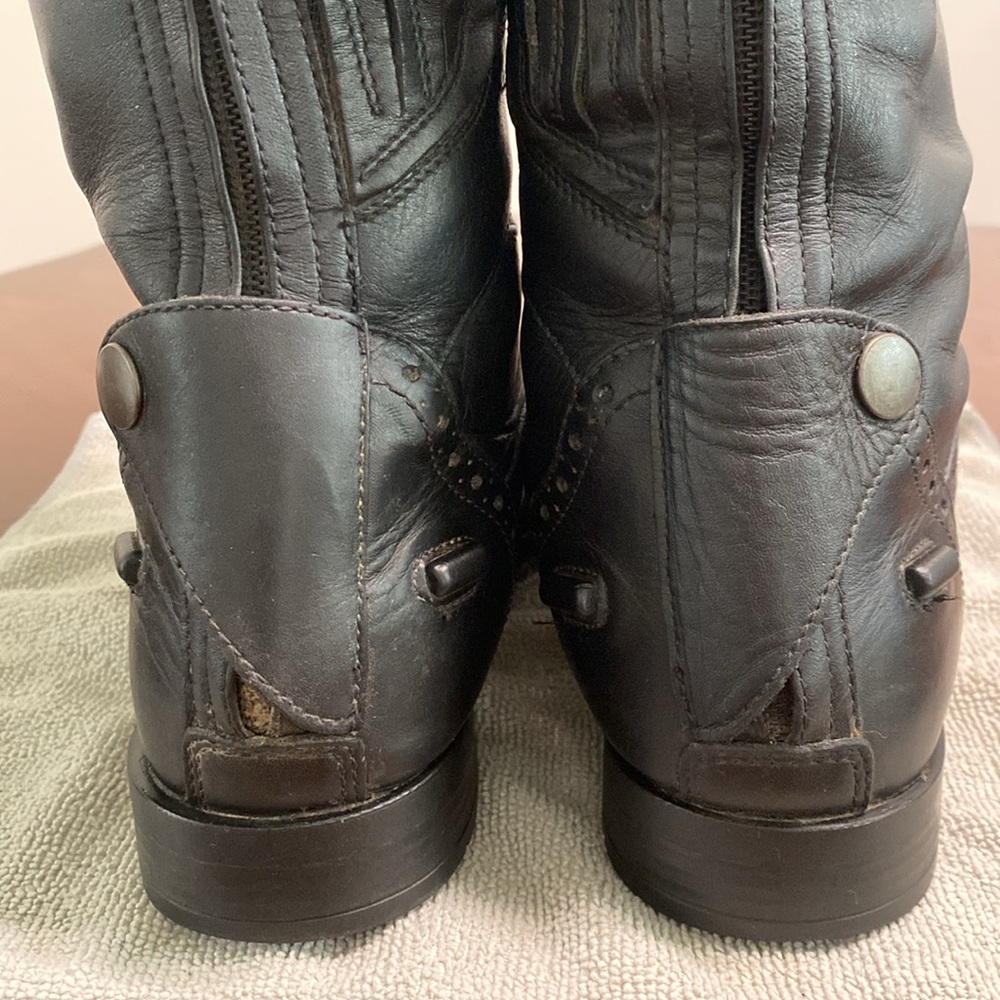 Horze Equestrian English Riding Boots Genuine Leather Sz42R - EU (10R-USA) - Picture 7 of 17